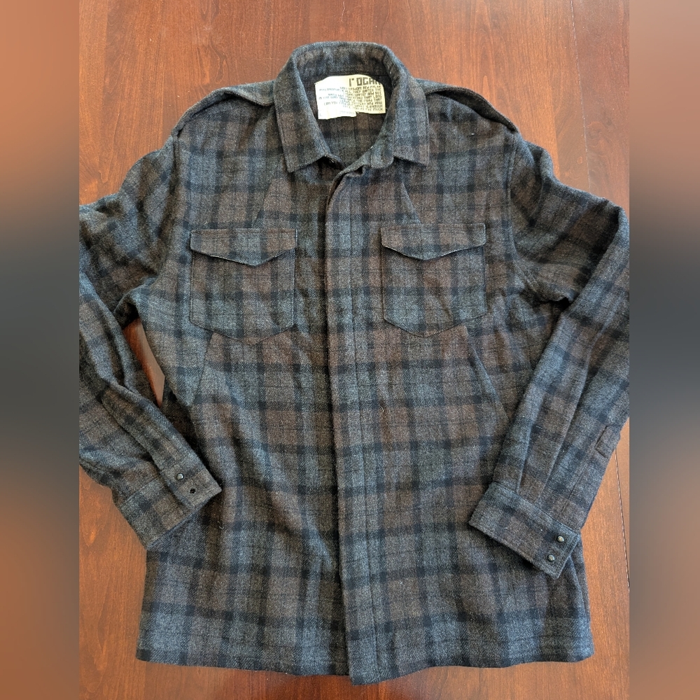 Rogan Wool Shirt / Shacket Size Large